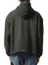 Thug Club Color Emblem Hoodie in Khaki