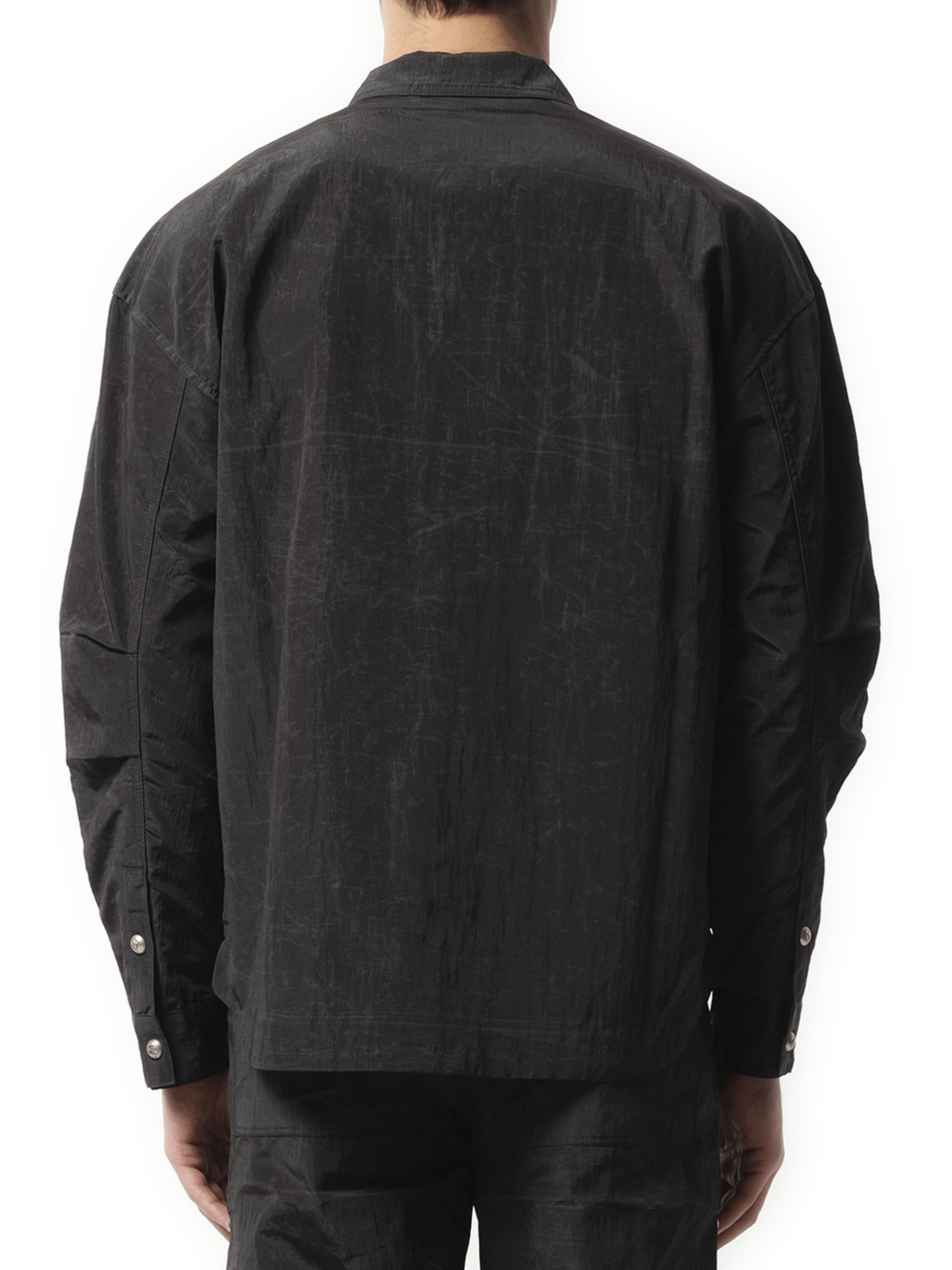 Thug Club Scarred Officer Shirt in Black
