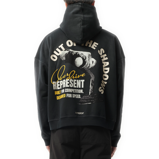 Out Of The Shadows Hoodie in Stained Black