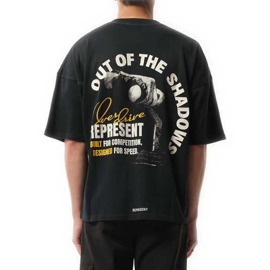 Out Of The Shadows T-Shirt in Stained Black