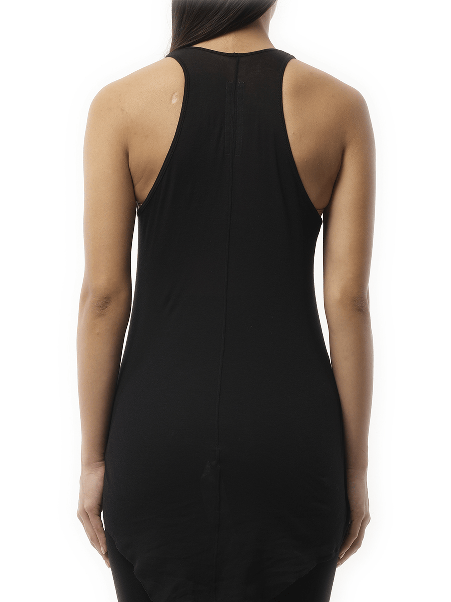 Rick Owens Basic Rib Tank Top in Black