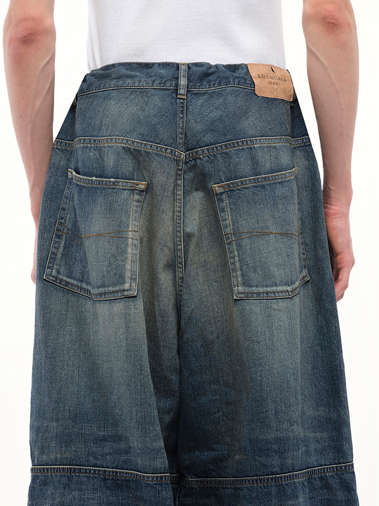 Balenciaga Baggy Denim Pants in Whisker