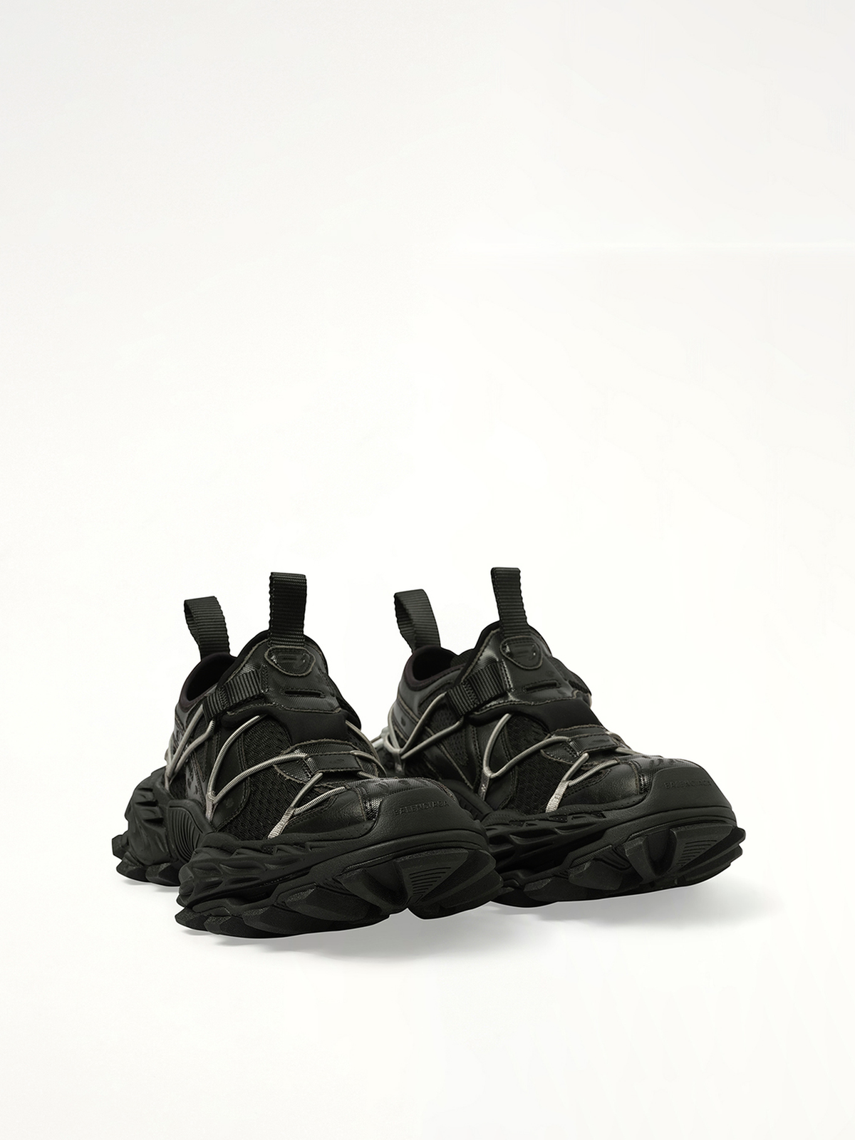 Hike Sneaker in Black Front View | BALENCIAGA