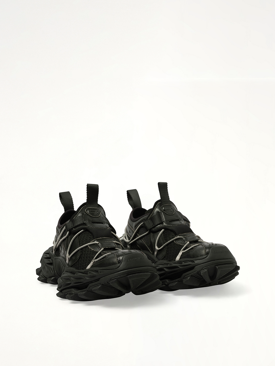 Hike Sneaker in Black Front View | BALENCIAGA