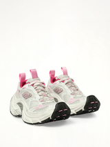 6XL Sneaker in White/Pink/Grey/Black Front View | BALENCIAGA