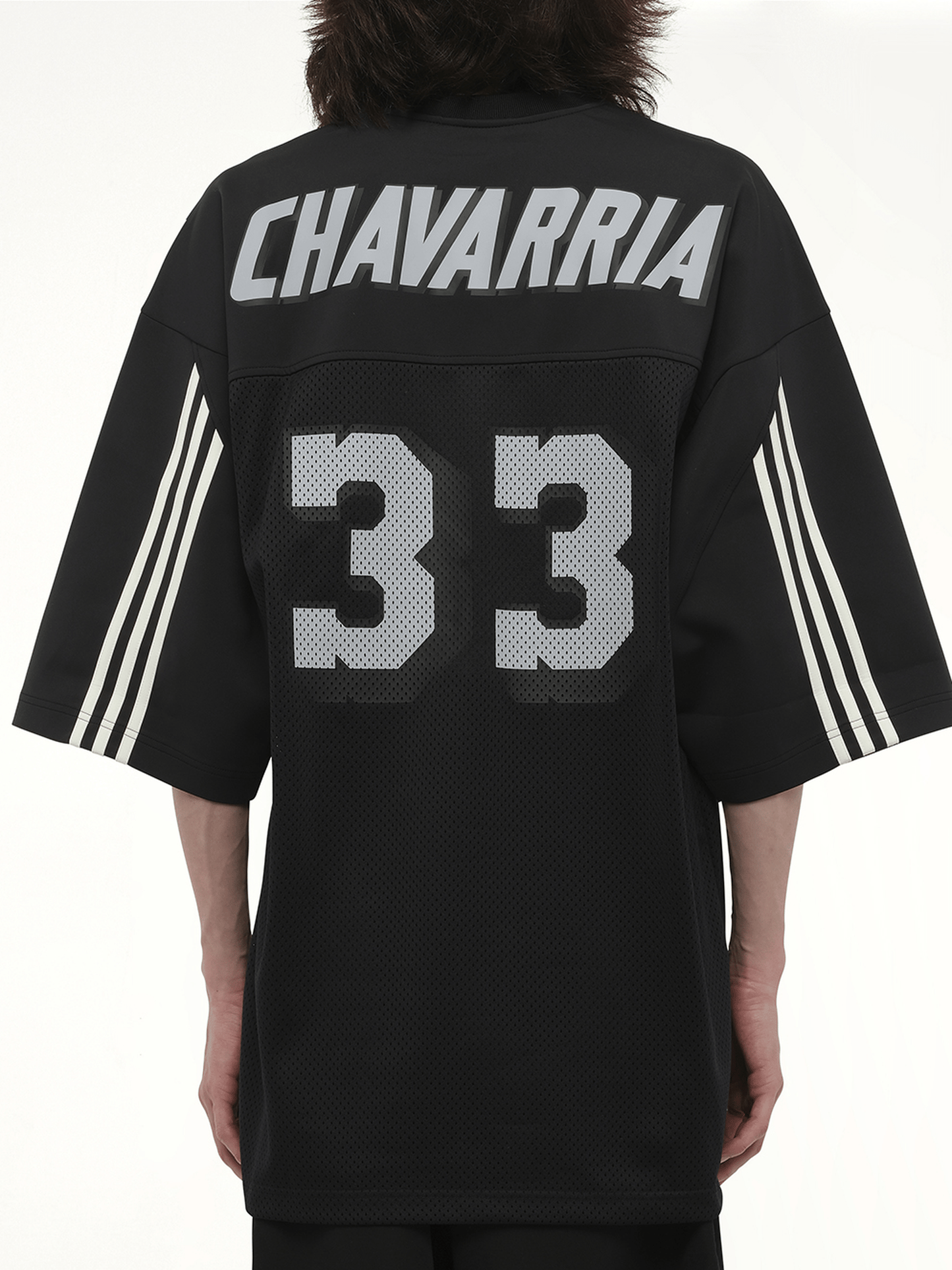 Willy Chavarria Adidas X Chavarria Football Jersey in Black