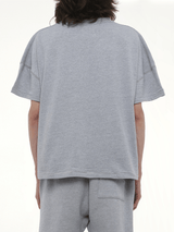 Rhude Classique Reverse T-Shirt in Heather Gray