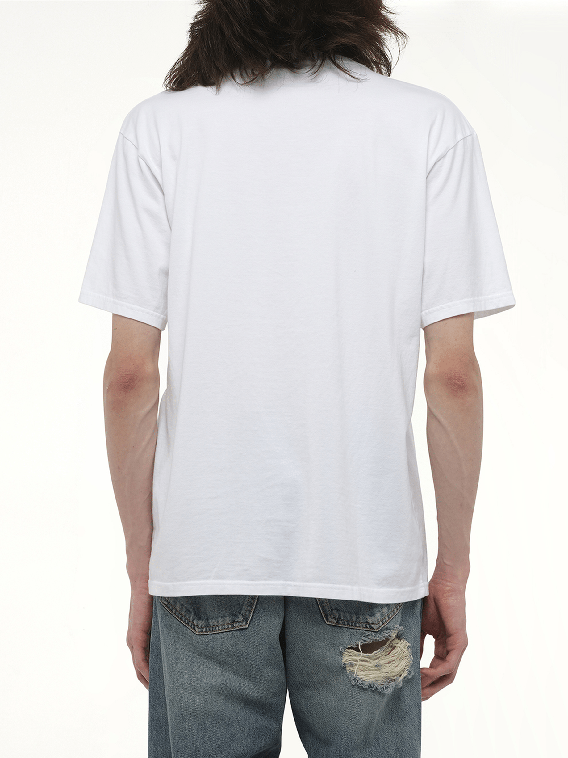 Undercover Small Teddy Bear Printed T-Shirt in White