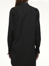 Loewe Draped Shirt Dress in Black