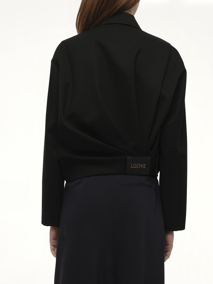 Loewe Draped Jacket in Black
