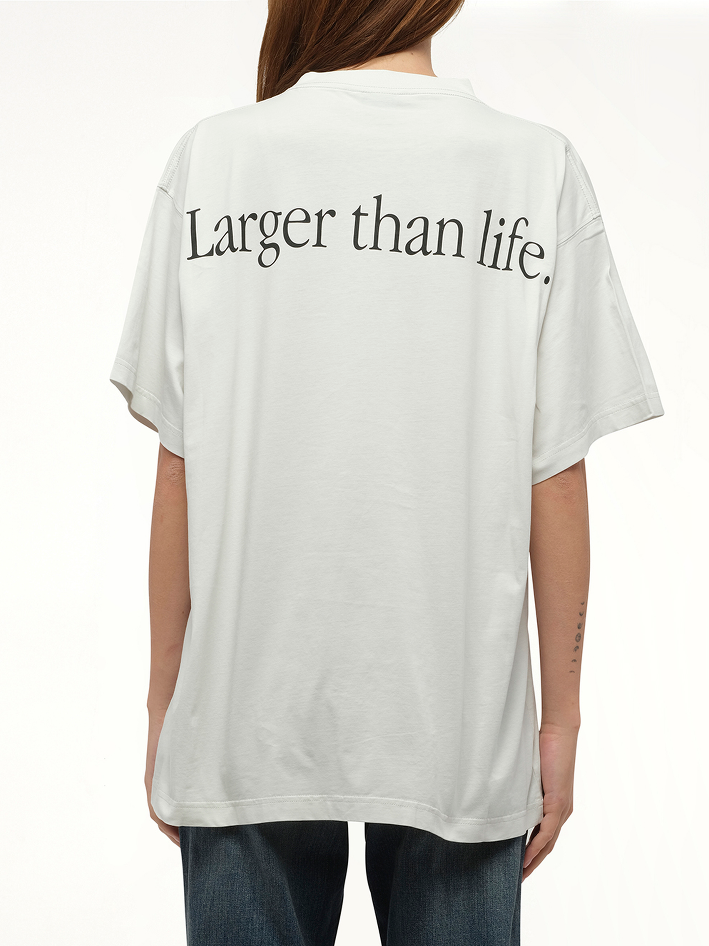 Balenciaga Holdallt Oversized T-Shirt in Dirty White