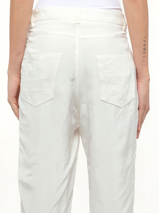 Lace Fisherman in White