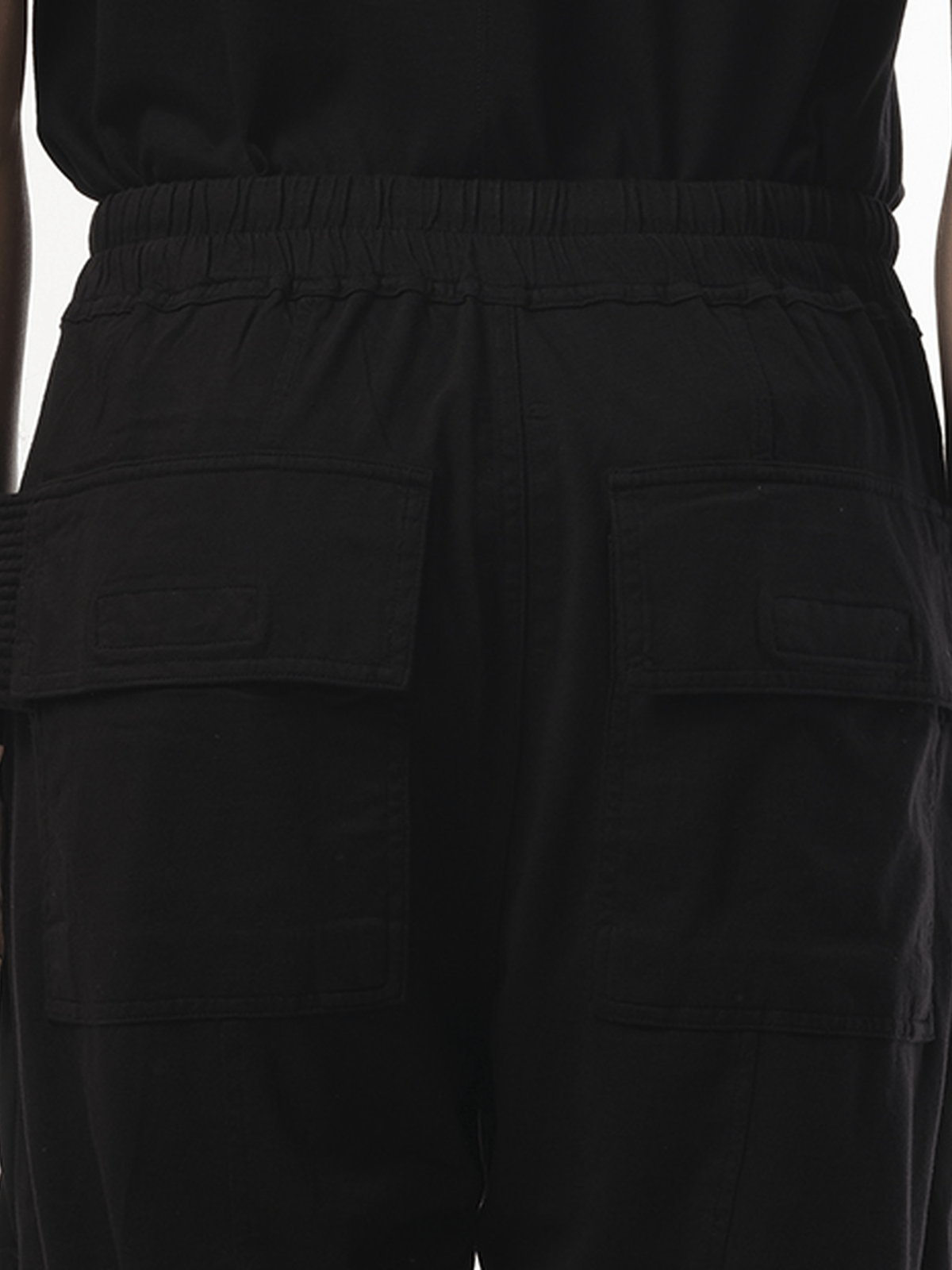 Rick Owens Drkshdw Creatch Wide Cargo Drawstring in Black