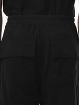 Rick Owens Drkshdw Creatch Wide Cargo Drawstring in Black