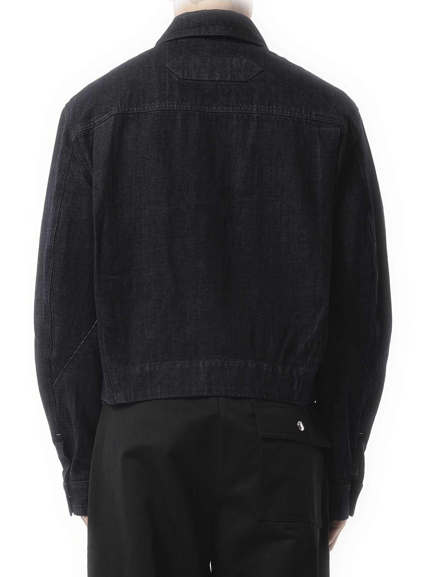Jacquemus La Veste Denim Canevas in Dark Navy