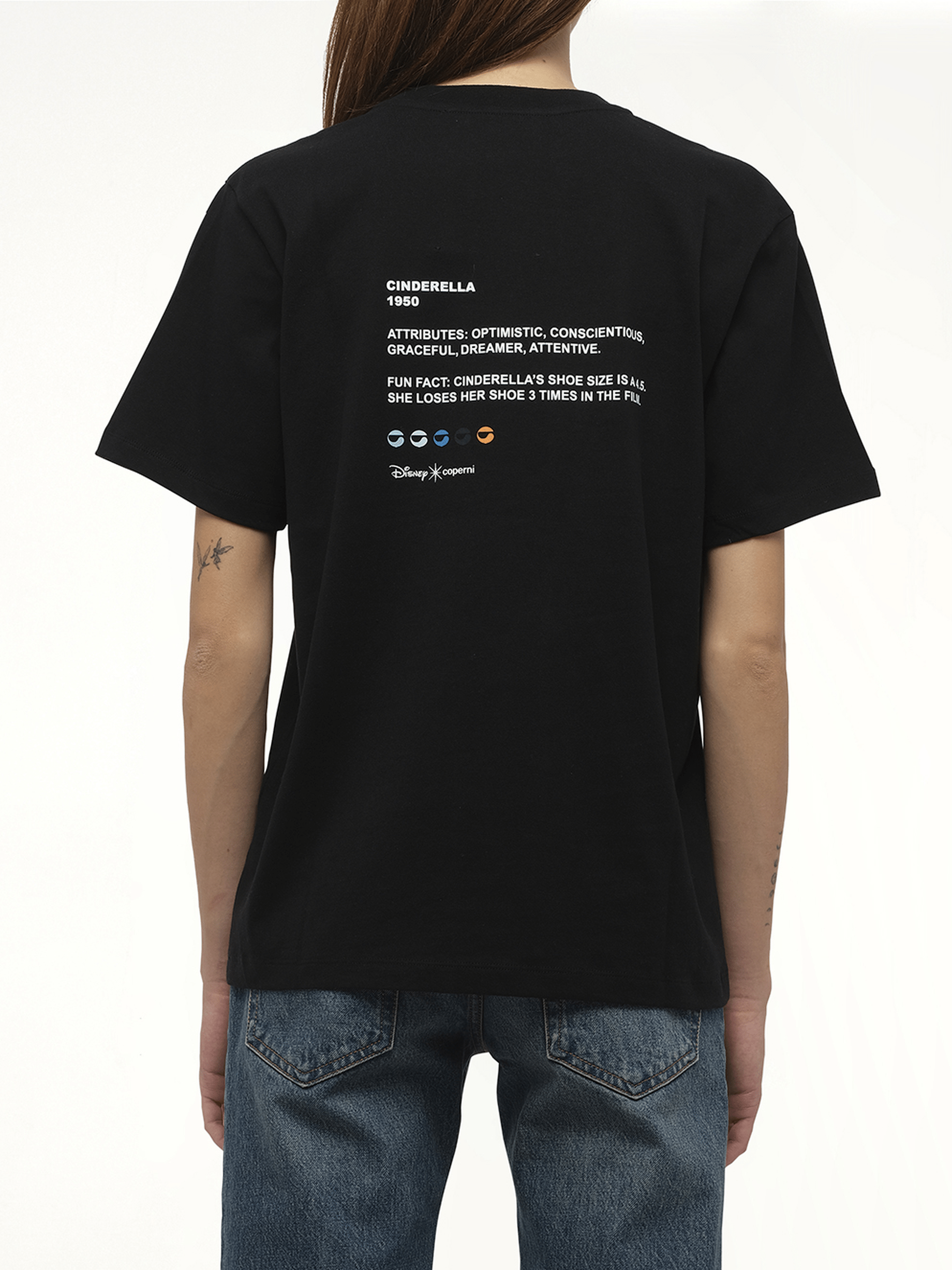 Coperni Disney x Coperni Cinderella T-Shirt in Black