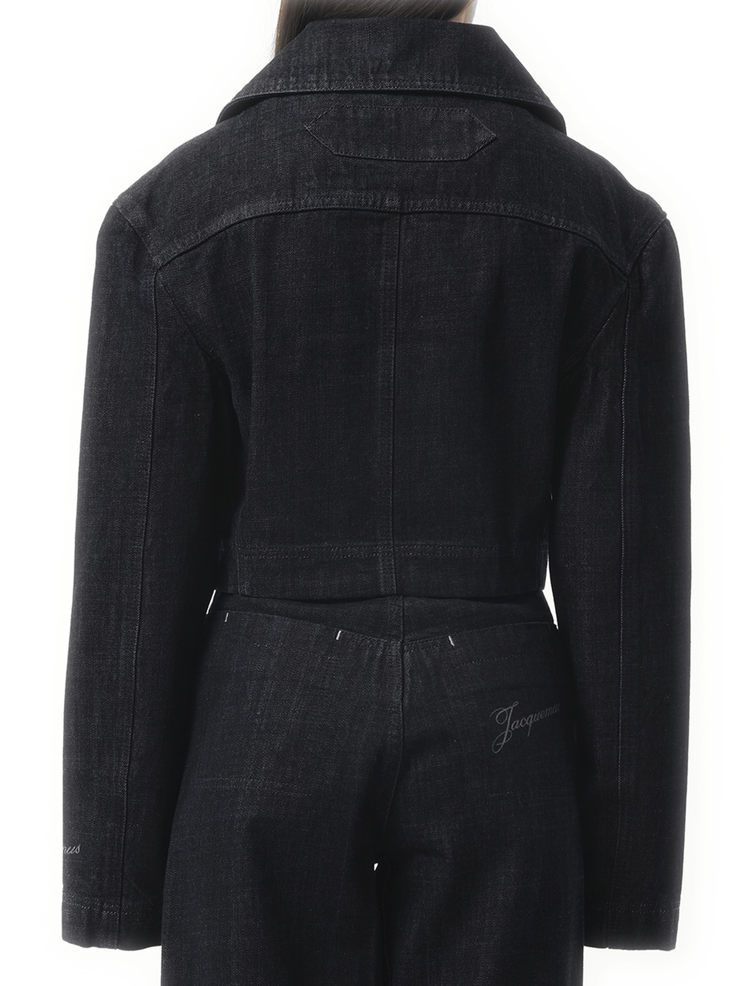 Jacquemus La Veste Denim Marino in Dark Navy