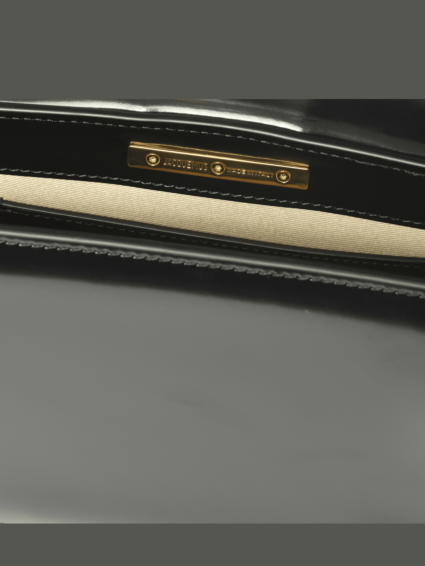 Jacquemus Le Grand Bambino Metal Clasp in Black