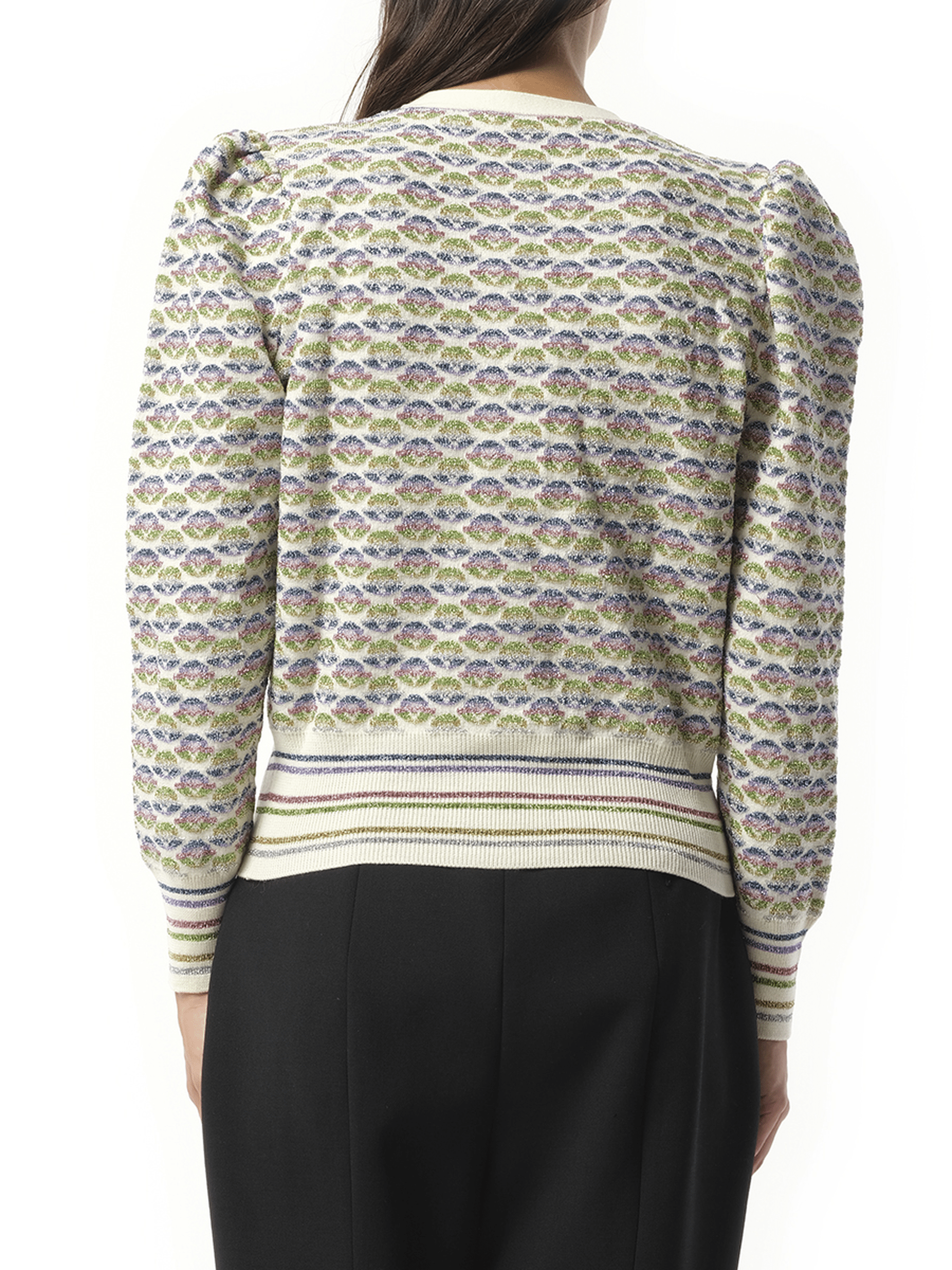 Long Sleeve V-Neck Cardigan in Vintage