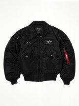 TC x Alpha Industries 봄버 재킷 (스파이크 버전) 블랙