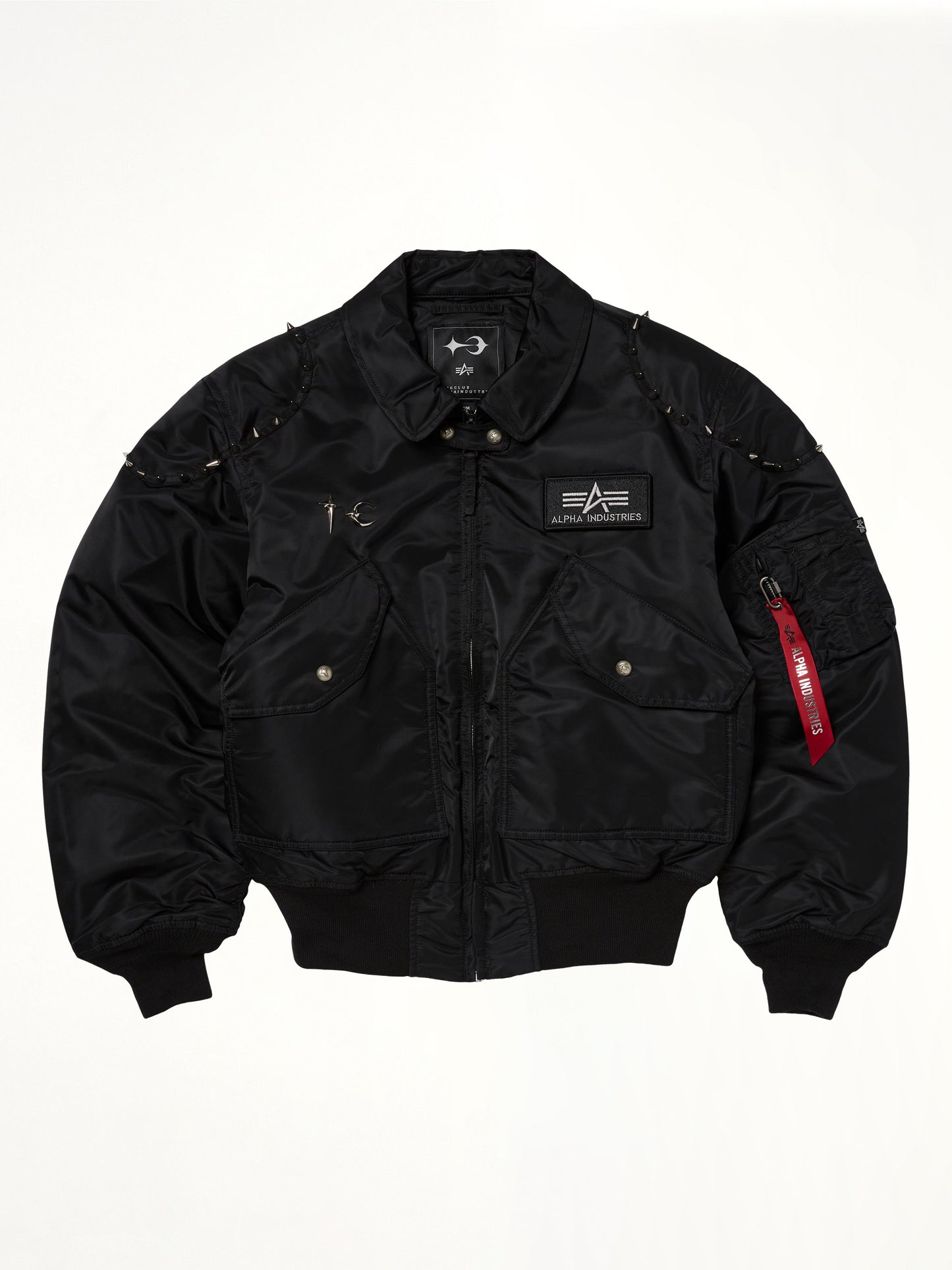 TC x Alpha Industries Bomber Jacket (Spike Ver) in Black