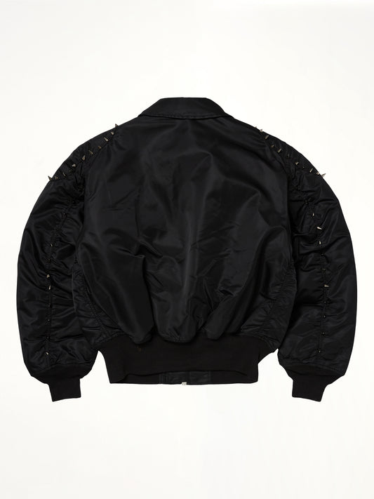 TC x Alpha Industries Bomber Jacket (Spike Ver) in Black