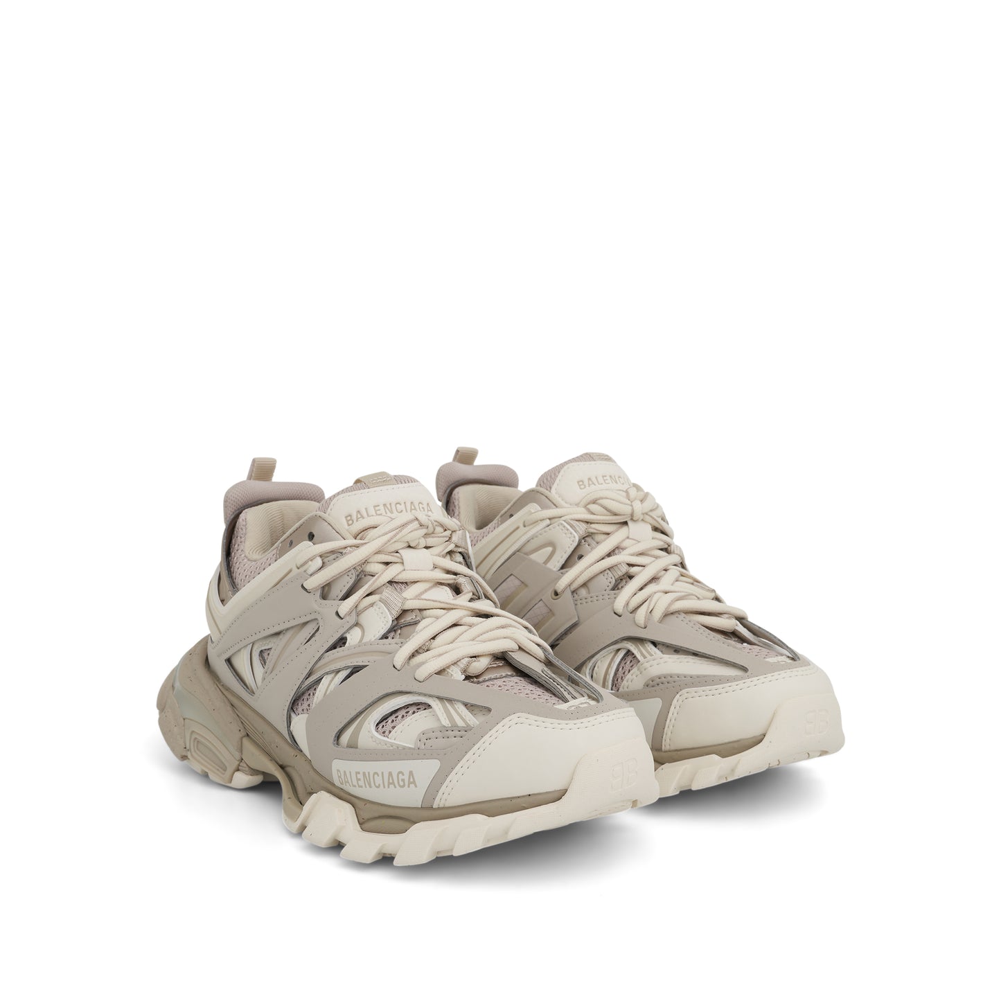 Track Sneakers Recycled Sole in Light Beige