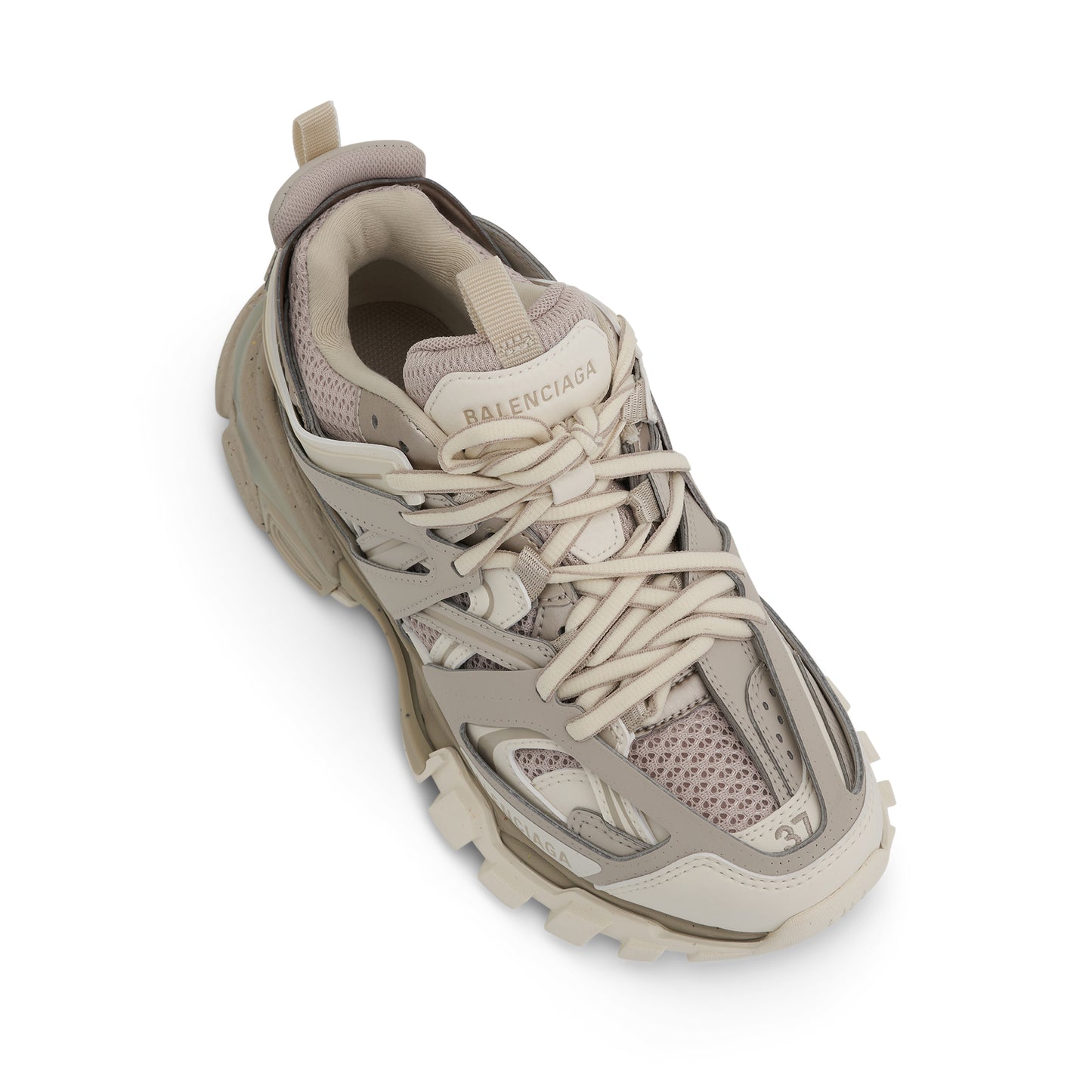 Track Sneakers Recycled Sole in Light Beige