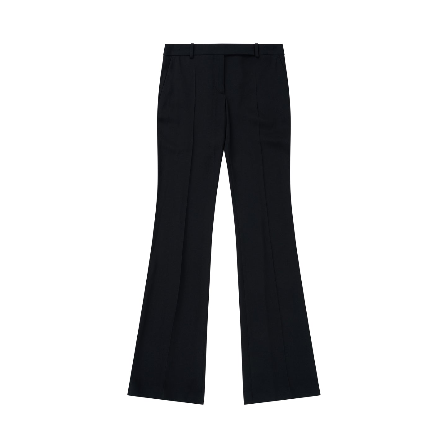 Narrow Bootcut Pants in Black