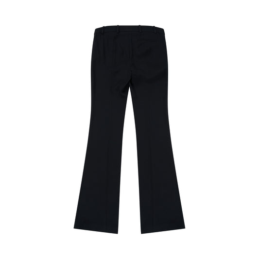 Narrow Bootcut Pants in Black