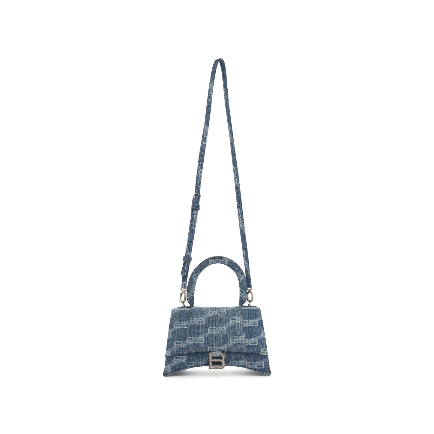 Hourglass Small Handbag in Blue