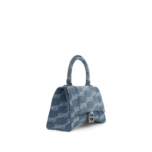 Hourglass Small Handbag in Blue