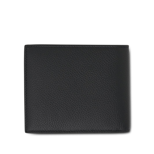 Cash Square Folded Wallet in Black/White