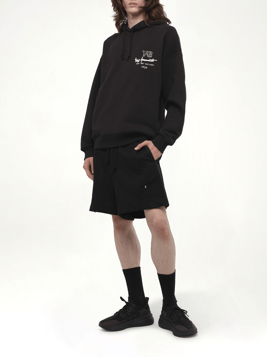 Graphic Ft Hoodie in Black