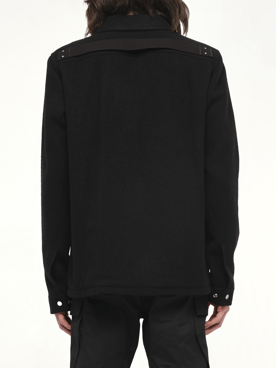 Wool Brad Jacket in Black