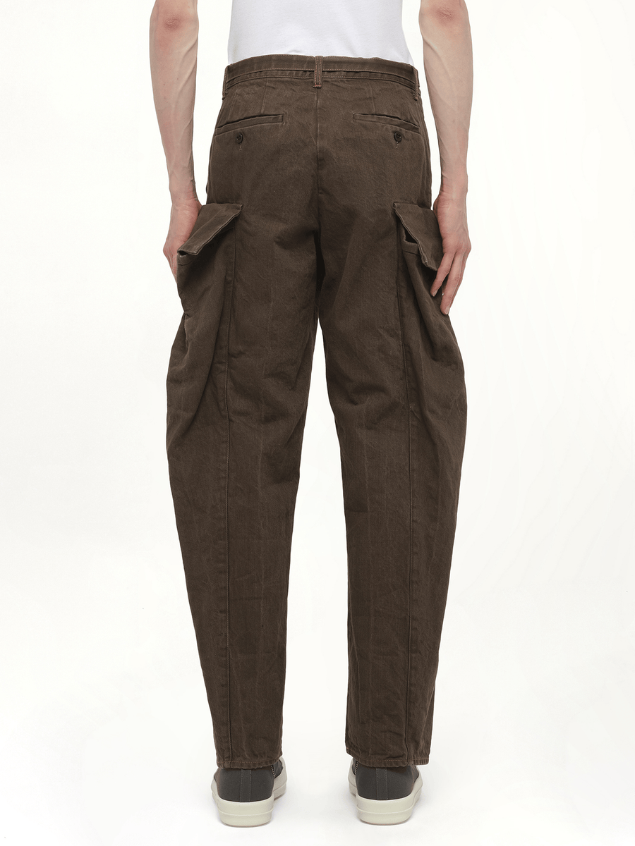 Denim Pants in Brown