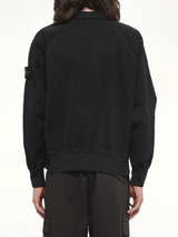 610005 Giubbotto Zip Up Cardigan in Black