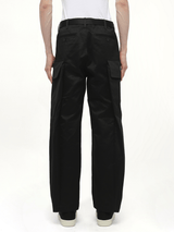 Cotton Chino Pants in Black