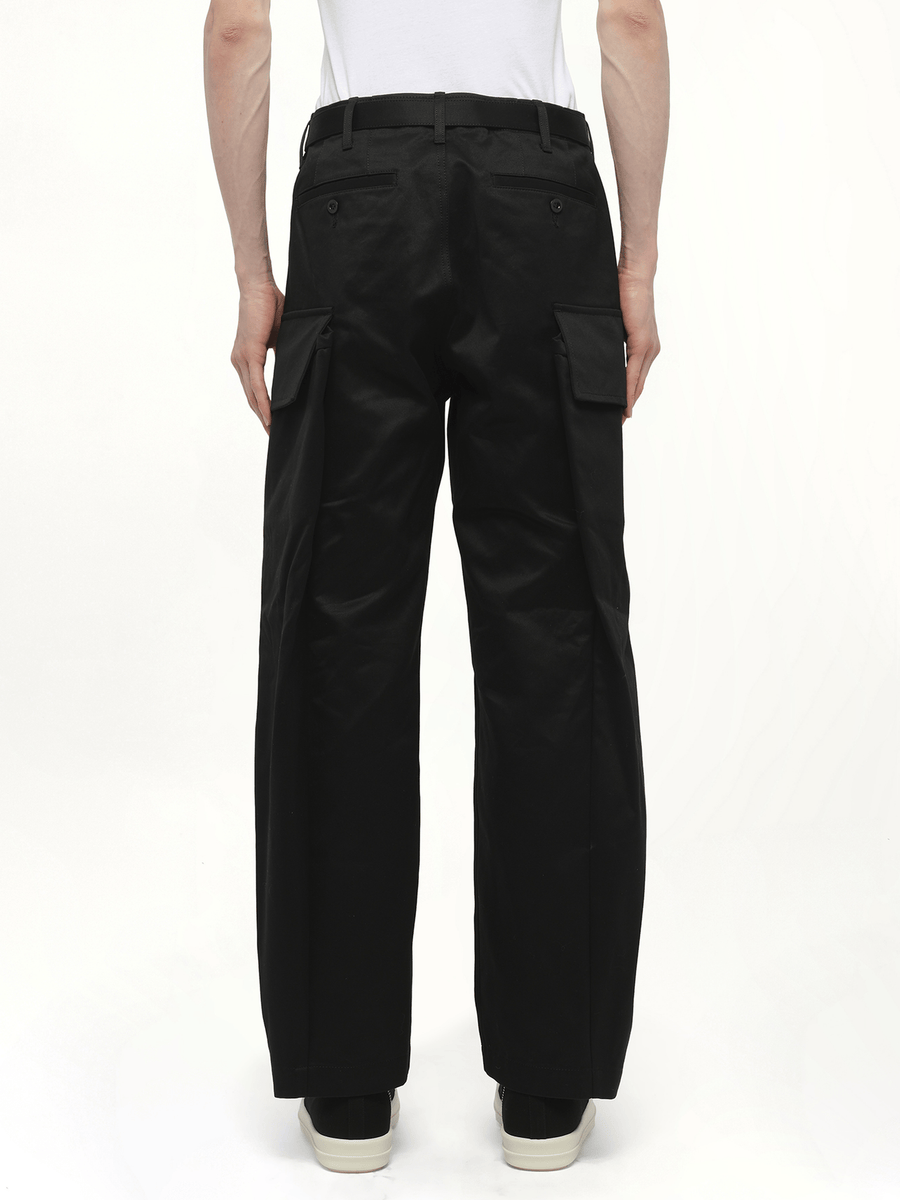Cotton Chino Pants in Black