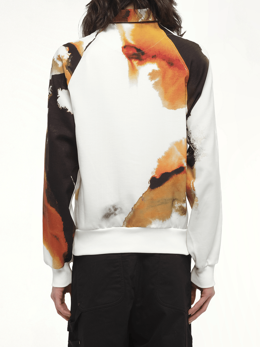 Aop Track Top 3-Stripes in White