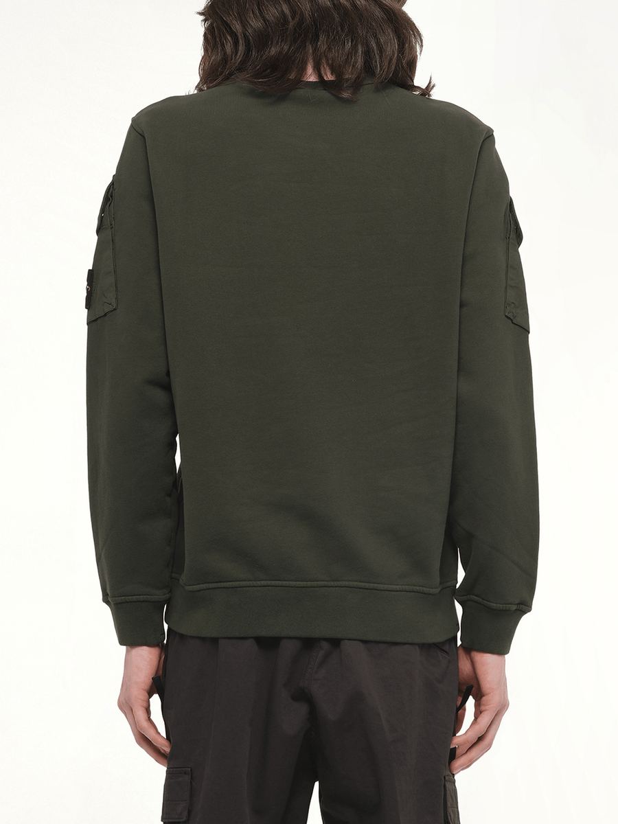 610000 Cotton Fleece Sweatshirt in Juniper