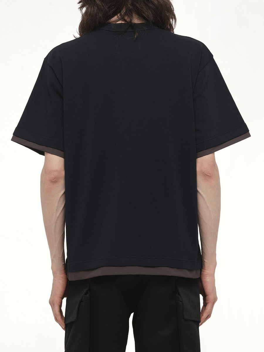 Cotton Jersey T-Shirt in Navy