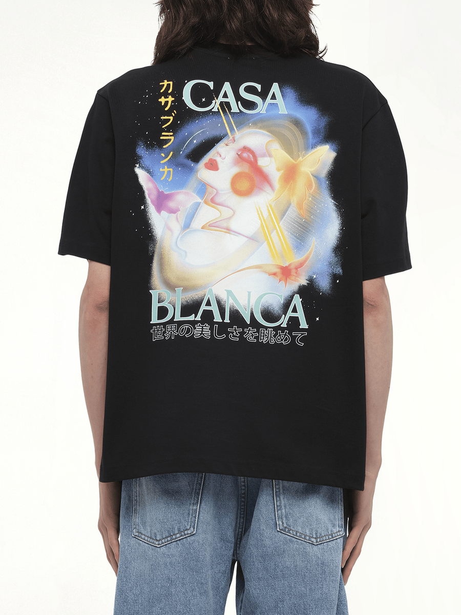 Galactic Connection T-Shirt in Black