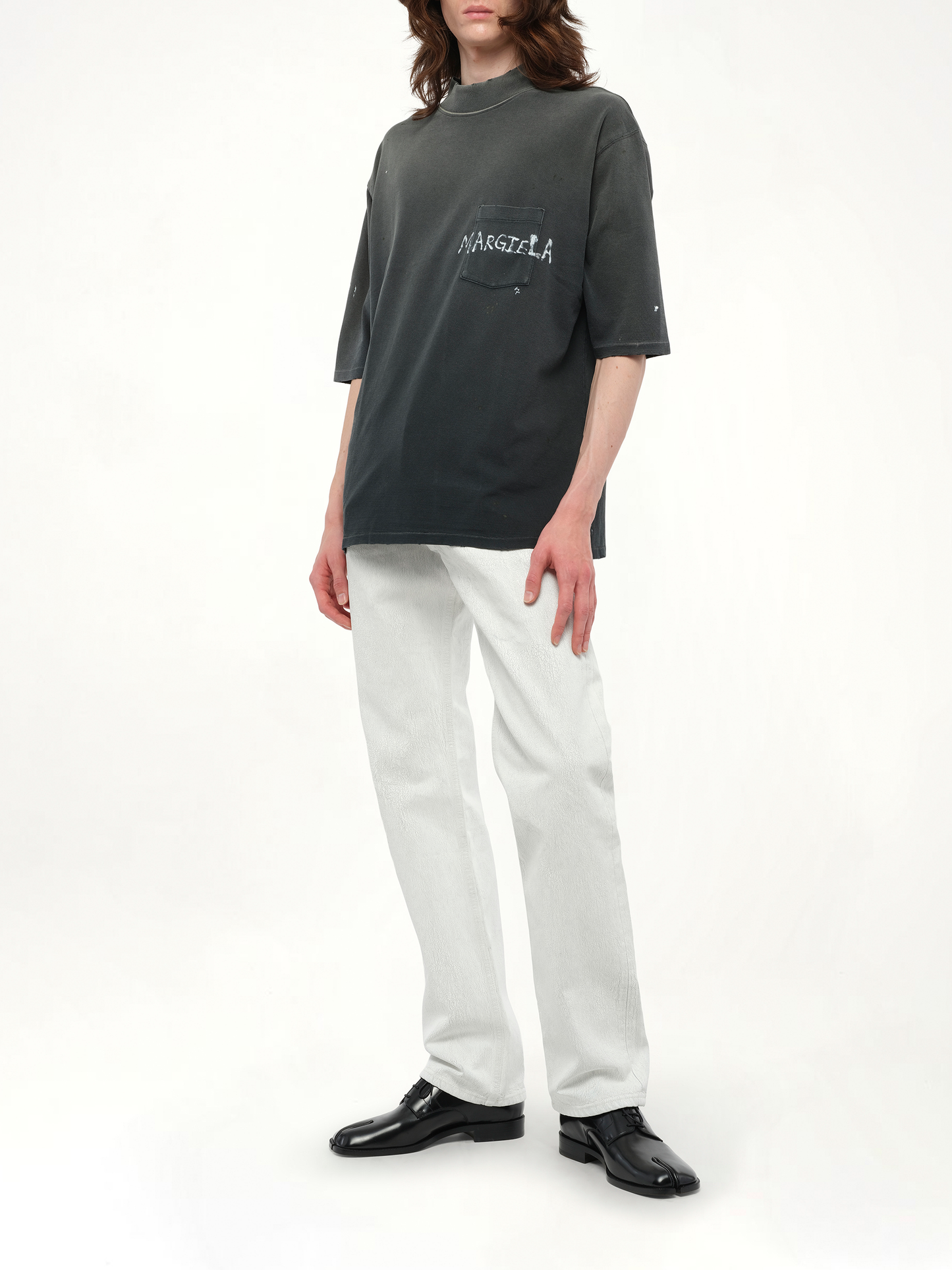 Margiela T-Shirt in Washed Black