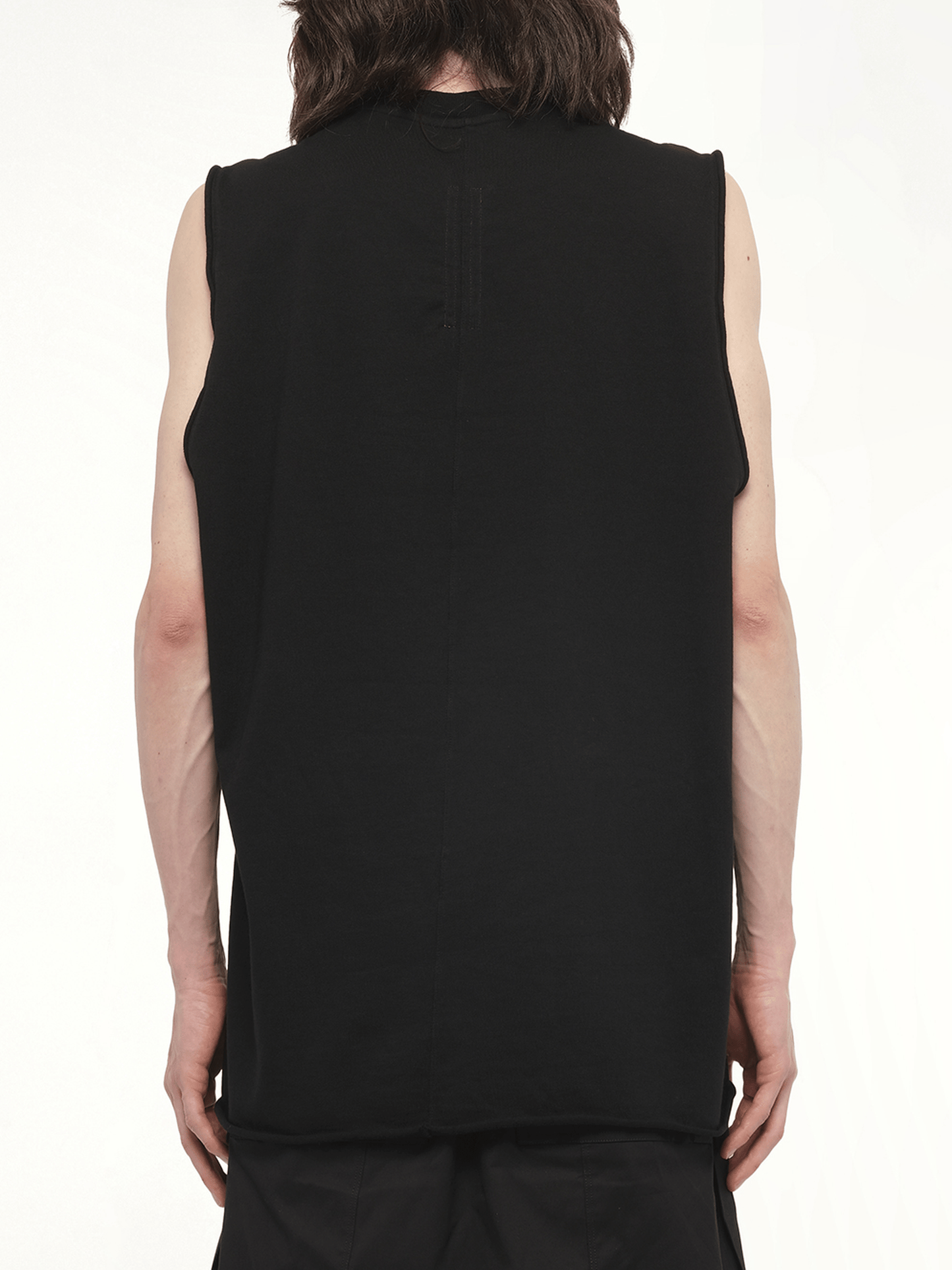 Jumbo Sleeveless Tank in Black