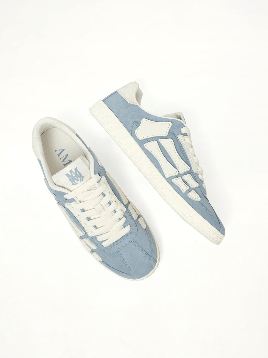 Pacific Bones Sneaker in Ashley Blue Back View | AMIRI