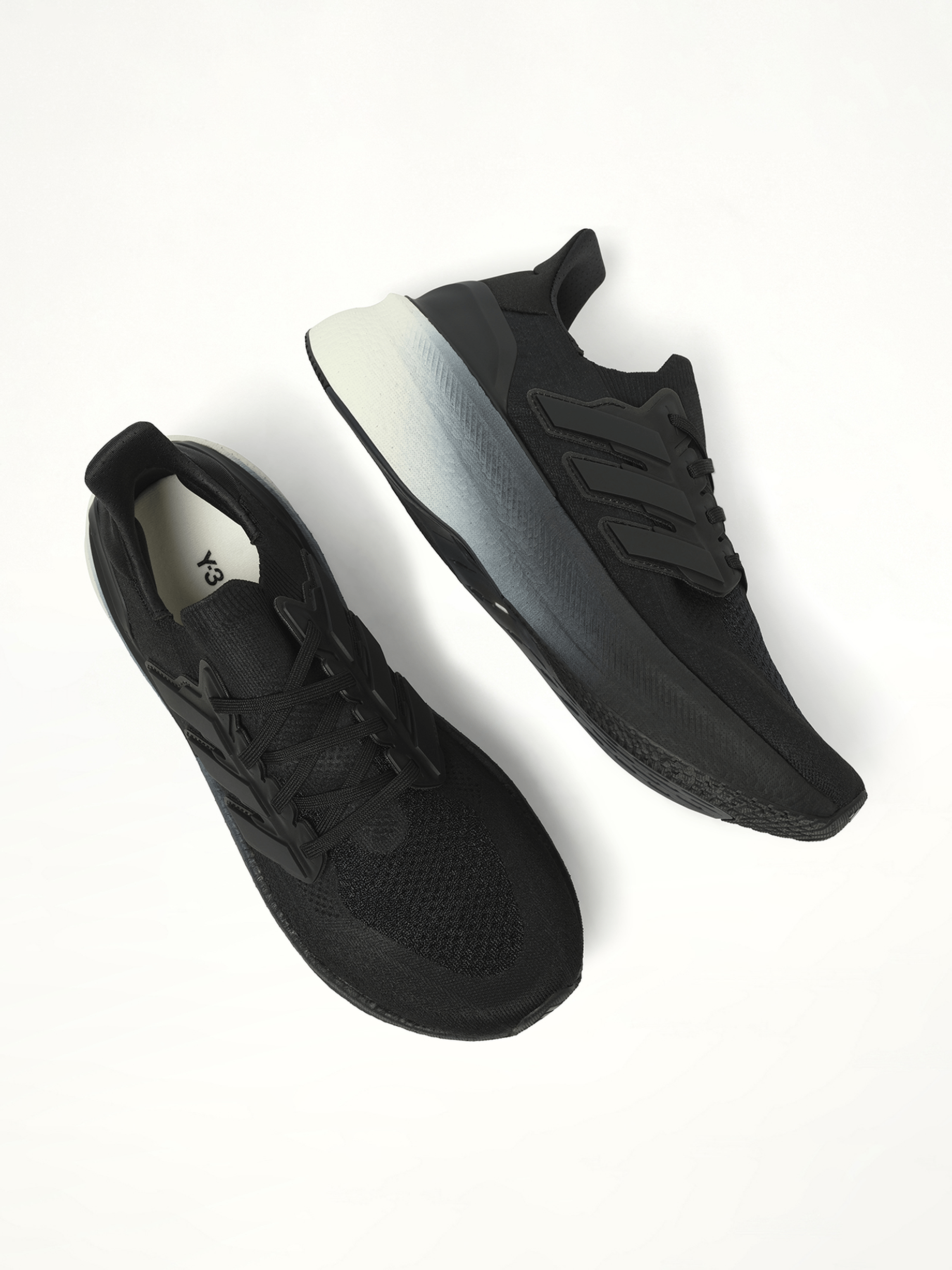 Ultraboost Light 5 in Black Top View | Y-3