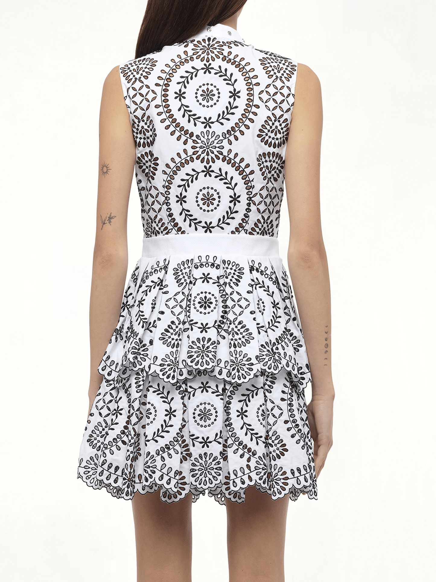 Broderie Anglais Dress in 0910