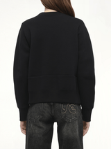 Sponge Sweat Pullover in Black