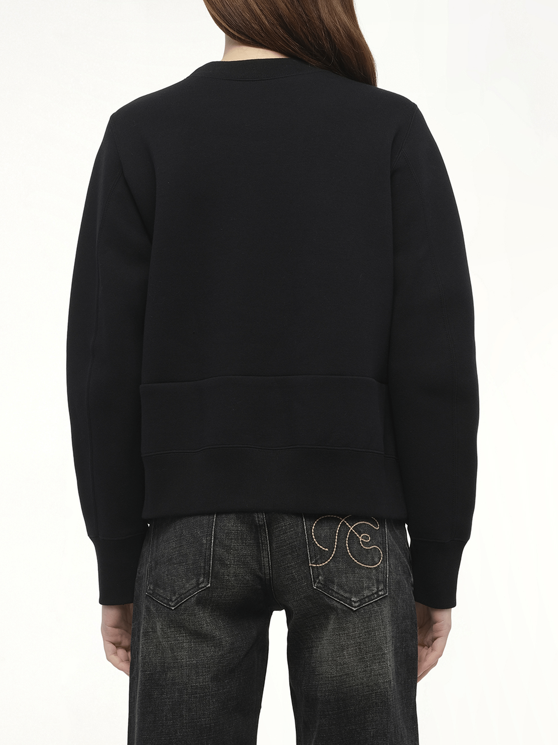 Sponge Sweat Pullover in Black